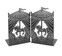 Serre-livres en métal mignon en forme de cheval pour enfants, serre-livres pour garçons et filles, décoration de bureau, école, bibliothèque, organisateur de livres pour Noël, anniversaire,