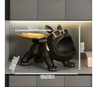Serre-livres en résine de bouledogue français,intensifications et sculptures,figurine nordique Auckland,décoration de chambre et de maison,ornements de bureau,statue de majordome - Type Black butler