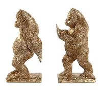 Serre-livres - HOME ESPRIT - Gorille - Résine - Multicolore - 13 x 12,5 x 24 cm