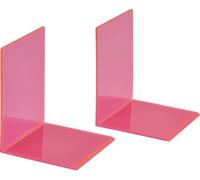 Serre-livres Maul 3513621 Dimensions produit, hauteur:130 mm rose fluorescent 2 pc(s)