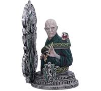 Nemesis Now – Serre-livres Harry Potter Lord Voldemort – 20 cm – Résine peinte à la main – Argent