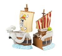 Serre-Livres One Piece Manga - Support Livres Manga ou BD : Cadeaux Décoration Figurine One Piece Bateau Going Merry | Décoration étagère : Merchandising Officiel (2 rangements de Livres)