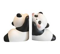 Serre-livres Panda: design animal mignon, serre-livres fiable, fonction de support stable, décoration fonctionnelle et polyvalente | Cadeau de vacances Utilisation personnelle Étagère de bureau