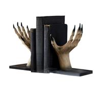 Serre-Livres pour Étagères | Arrête-Livres Halloween - Main de Sorcière en Résine pour Bureau Déco Maison Étudiants