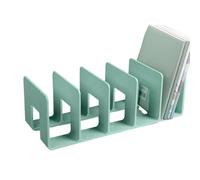 Serre-livres pratiques - Étagère de lecture - Trieur de fichiers en acrylique - Support de rangement décoratif pour livres - Support de rangement en acrylique - Fournitures scolaires