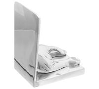 Serre-livres vidaXL 2 pcs Argent 12x15x18 cm Aluminium Chien