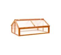 Serre Marron 114x80x50 cm Bois de sapin