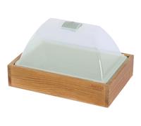 Serre Mini En Bois Avec Capot Climatique & 15 Anneaux De Prise