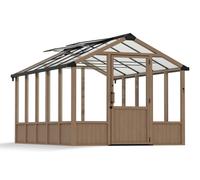 Serre Natura Cedar en polycarbonate 2,37 x 3,6 m Palram - Canopia