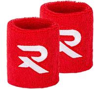 Serre-Poignets en Coton Raquex - Matière Extensible en Coton Doux. 8 cm ou 13 cm de Largeur. Bandeaux Anti-Transpiration de Sport pour Hommes et Femmes. 7 Couleurs Disponibles - Rouge