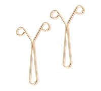 Serre-poignets faciles à utiliser - Maintien sûr - Bords roulés - En alliage d'aluminium - Plusieurs options de couleur - Pince à vêtements réglable