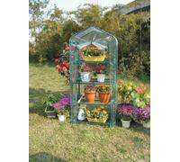 Serre pour Jardin Plantes Fleurs 4 Étagères Intérieur Toile Rip CM 69X49X158H