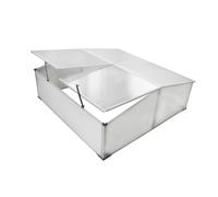 Serre sans Fond à 2 Trappes Mini Serre de Jardin Abri Plantes Balcon vidaXL