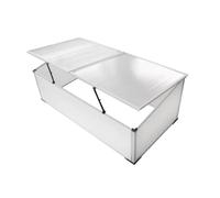 Serre sans Fond à 2 Trappes Mini Serre de Jardin Abri Plantes Balcon vidaXL