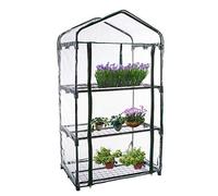 Serre, Serre de Jardin en PVC, de véranda, Serre en Plastique à Plusieurs Niveaux, bâche Transparente imperméable et résistante, Protection pour jardinière extérieure en Plastique