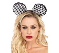 Serre-tÃªte oreilles de souris Ã clous femme Leg Avenue Gris TU