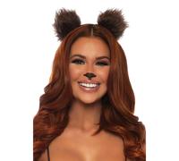 Serre-tête oreilles d'ours femme Leg Avenue Marron TU