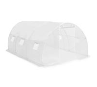 Serre Tente abri Plante Fleur légumes 13,5 m² 450 x 300 x 200 cm Blanc 02_0044440