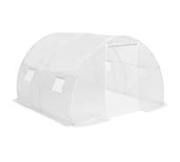 Serre Tente abri Plante Fleur légumes 9 m² 300 x 300 x 200 cm Blanc 02_0044457