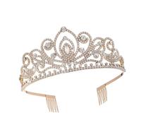 Serre-tête à cheveux pour bal de fin d'année, anniversaire, photo, accessoire élégant, couvre-chef, couronnes en cristal pour femme, One Size, Comme décrit, Comme décrit.