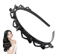 Serre-tête à clip | Épingle à cheveux | Double frange | Peigne à cheveux ondulé | Bandeau tressé coréen avec clips attachés pour adultes, hommes, femmes, filles