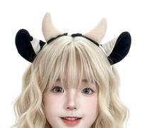 Serre-Tête À Cornes De Vache Oreilles Et Cornes De Vache Costume Cosplay