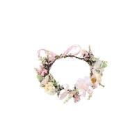 Serre-TêTe à Couronne De Fleurs Petite couronne de fleurs fraîches, serre-tête, fée, gaz, rose, fleur, coiffe(Color 4)