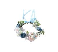 Serre-TêTe à Couronne De Fleurs Petite couronne de fleurs fraîches, serre-tête, fée, gaz, rose, fleur, coiffe(Color 3)