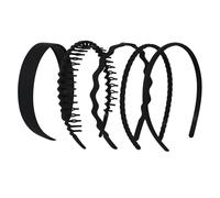 Serre-Tête À Dents - Lot Flexible Antiglisse Élégant, Maintien Solide Pour Coiffure Soignée | Accessoire Pratique Bain Beauté, Nettoyage Visage, Séance Yoga, Entraînement Détente Féminine