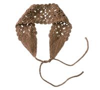 Serre-tête à fleurs ajourées, bandeau extensible pour femmes et adolescentes, accessoire de mode, bandes tricotées en dentelle florale pour femmes et filles