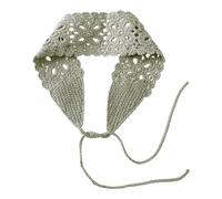 Serre-tête à fleurs ajourées, bandeau extensible pour femmes et adolescentes, accessoire de mode, bandes tricotées en dentelle florale pour femmes et filles