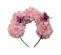 Serre-tête à fleurs délicates ethniques pour fille et femme pour prendre des photos, fête de mariage, mariée réaliste