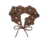Serre-tête à fleurs en crochet ajouré, cerceau à cravate réglable, largeur de 6, 5 cm, pour un usage quotidien et en vacances