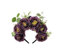 Serre-tête à fleurs sécurisé pour une utilisation active, danse, sport, aventures en plein air, coiffe élégante