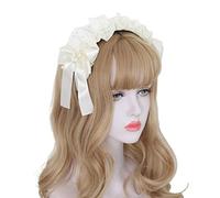 Serre-tête à lacets plissés pour femme - Élégant nœud - Pour le lavage du visage - Accessoires de cheveux multicolores