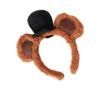 Serre-tête à oreilles d'animaux Accessoire visage marron