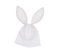 Serre-tête à oreilles d'animaux tendance en dentelle douce avec motif à pois ronds Décoration de cheveux tendance avec voile Oreilles d'animaux Coiffe