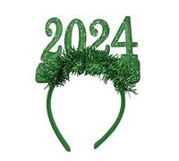 Serre-tête à paillettes - Accessoires photo - Pour fête, karaoké, fête de Noël 2024 - Pour le Nouvel An, Noël
