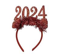 Serre-tête à paillettes - Accessoires photo - Pour fête, karaoké, fête de Noël 2024 - Pour le Nouvel An, Noël