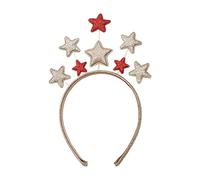 Serre-tête à paillettes en forme d'étoile à cinq branches - Joli serre-tête - Cadeau de festival pour la famille et les enfants - Cadeaux de Noël pour maman et papa pour femmes, adultes, enfants