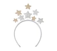 Serre-tête à paillettes en forme d'étoile à cinq branches - Joli serre-tête - Cadeau de festival pour la famille et les enfants - Cadeaux de Noël pour maman et papa pour femmes, adultes, enfants