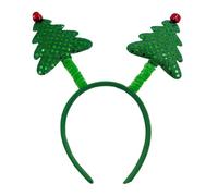Serre-tête à paillettes pour arbre de noël, cerceau pour cheveux, | Célébration arbre de noël cheveux cerceau avec paillettes diffusion en direct anniversaire chapeaux pour adultes