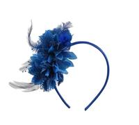 Serre-tête à plumes étincelantes pour carnavals, célébrations, bande élastique douce, couleur vive, pour événement, carnaval, fête