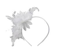 Serre-tête à plumes étincelantes pour carnavals, célébrations, bande élastique douce, couleur vive, pour événement, carnaval, fête