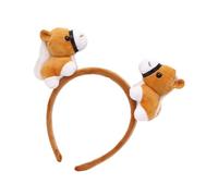 Serre-tête animal cosplay - Peluche 24 x 20 x 2 cm | Serre-tête drôle et mignon | Coiffe de costume d'animal | Pour carnaval, fête à thème, festival, vacances, spectacles sur scène