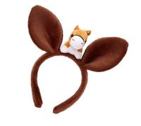 Serre-tête animal cosplay - Peluche 24 x 20 x 2 cm | Serre-tête drôle et mignon | Coiffe de costume d'animal | Pour carnaval, fête à thème, festival, vacances, spectacles sur scène