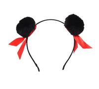 Serre-tête Anime Necha avec pompons en fourrure, chignons ludiques et à la mode, coiffures de coiffure, style traditionnel
