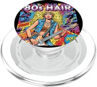 Serre-tête années 80 Glam Rock Girl PopSockets PopGrip pour MagSafe