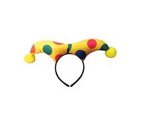 Vegaoo Serre-tête arlequin Multicolore Adulte - Coloré - Taille Unique