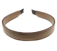 Serre-tête aspect cuir végétalien de 2 cm avec bords cousus pour femme - Pour soirée d'hiver, fête de mariage, anniversaire, mariage, Noël, anniversaire, demoiselle d'honneur - Accessoires pour